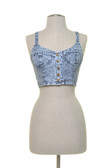 Acid Wash Bustier