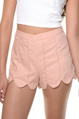 Beaded Scalloped Shorts