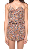 Cheetah Print Romper