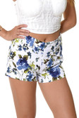 Flower Print Shorts