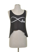 Infinite Love Graphic Crop Tee