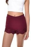 Lace Insert Shorts