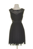 Pleated Lace Dress