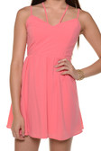 Double Strap Cutout Dress