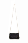 Small Leatherette Envelope Clutch