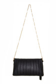 Woven Fold Over Clutch