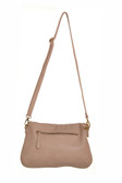 Leatherette Double Zip Cross Body Bag