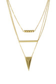 Delicate Tiered Arrow Necklace