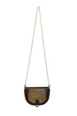 Studded Saddle Handbag