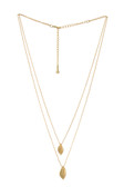 Tiered Delicate Leaf Necklace
