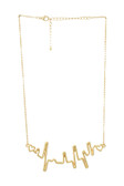 Heart EKG Necklace