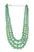Marbled Beaded Bib Necklace