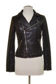 Faux Leather Moto Jacket
