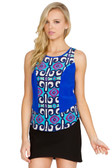 Sleeveless Printed Top