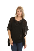 Black Sequin Sheer Knit
