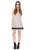Derby Special Sleeveless Dress with Lace Trim