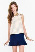 Multi-colored Striped Top