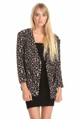 Leopard Print Blazer