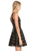 Faux Leather Club Dress