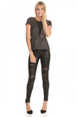 Leather Slasher Leggings