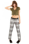 Silver Brocade Pants