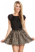 Golden Mesh Skirt