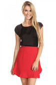Red Mini Skirt