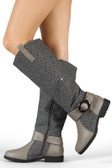NB200-49 Buckle Riding Knee High Boot
