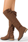 Relax-01XX Buckle Round Toe Riding Boot