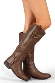 Dakkeni-7 Harness Strap Riding Knee High Boot