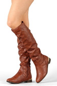 Chicago-01 Slouchy Knee High Boot
