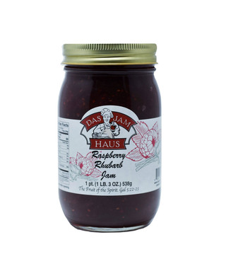 Homemade Raspberry Rhubarb Jam | Das Jam Haus - Limestone, Tennessee