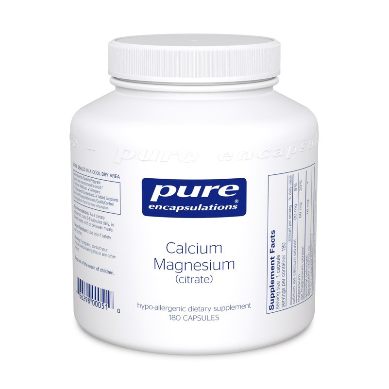 Calcium/Magnesium (citrate) 90's 90 capsules by Pure Encapsulations