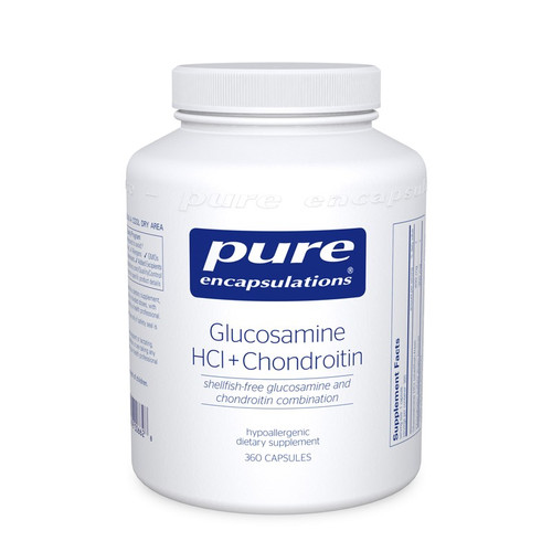 Glucosamine HCl + Chondroitin 120's 120 capsules by Pure Encapsulations