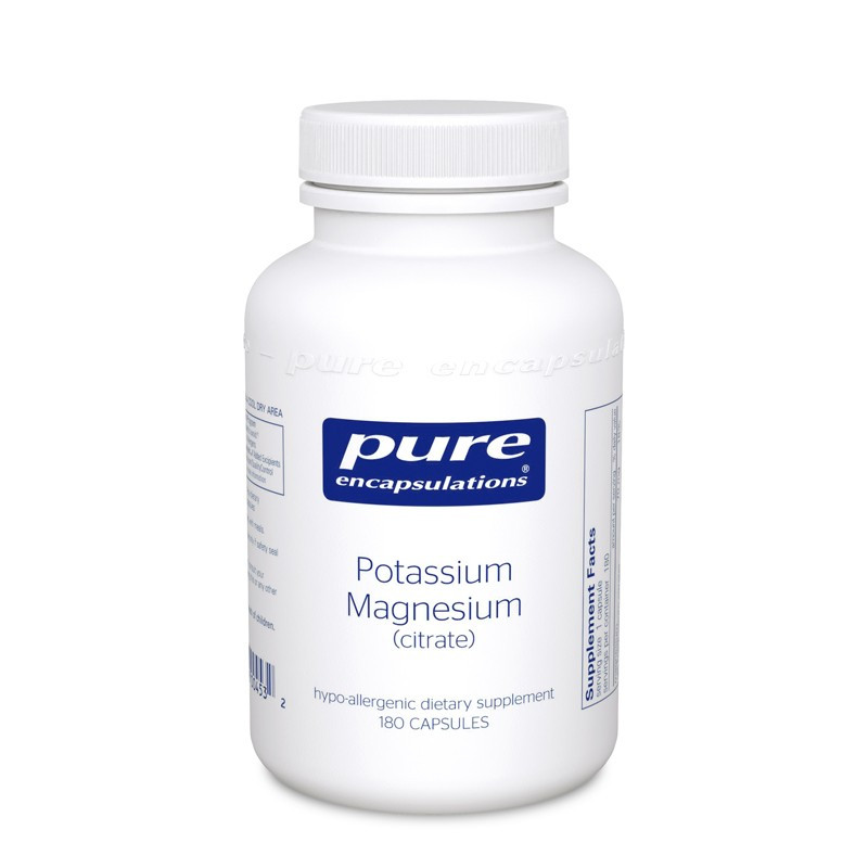 Potassium Magnesium (citrate) 180's 180 capsules by Pure