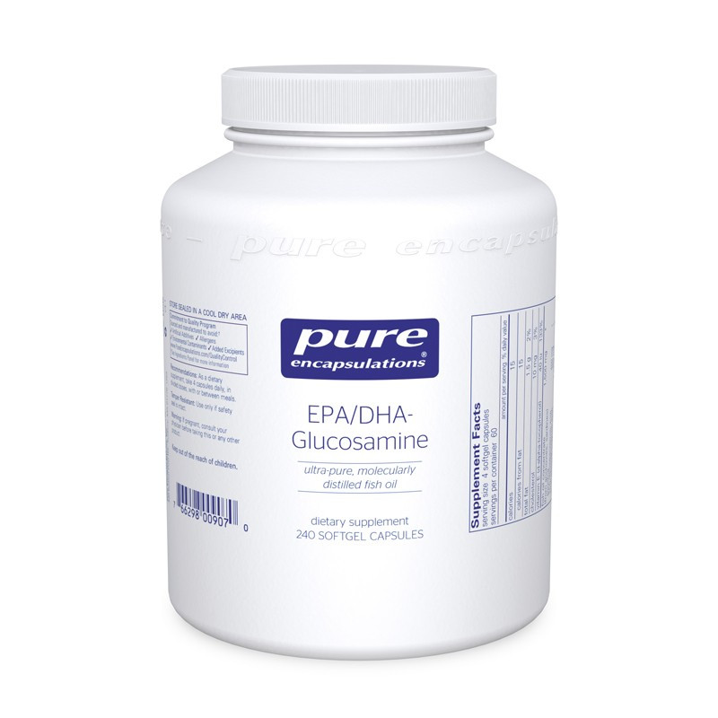 EPA/DHA Glucosamine Fish Oil by Pure Encapsulations 240 capsules (best