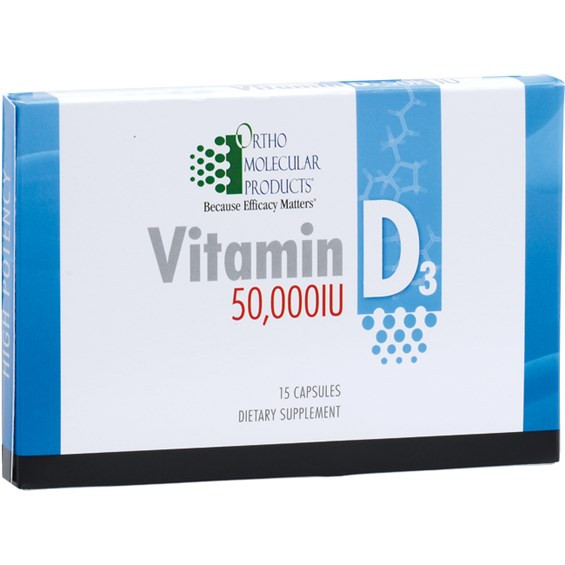 Vitamin D3 50000 Iu 15 Capsules Pack By Ortho Molecular