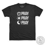 PRAY PRAY PRAY - PREMIUM SLIM FIT (VINTAGE BLACK)