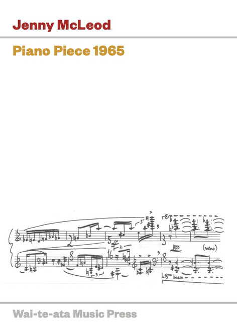 Piano Piece 1965 (new edition)