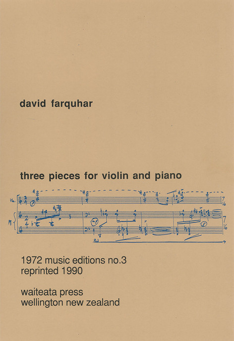 Three Pieces for Violin and Piano