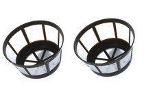 Lot of 2 Reusable Coffee Filters Permanent Mesh Standard Size Machine Basket