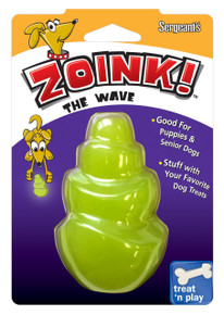 Lot of 2 Zoink! The Wave Dog Toys Sergeant's Treat 'n Play Rubber Stuff Pet Cone