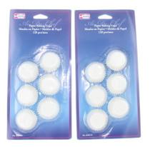 240 Mini Muffin Paper Baking Cups White Liners