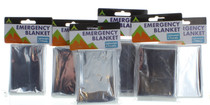 Lot of 6 7Ft Lightweight Emergency Blanket Survival Cold Weather Kole Imports