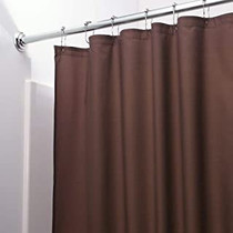 Shower Curtain Liner Chocolate Brown Vinyl