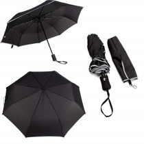 Rain Gear Premium Umbrella Push Button Reflective Wind Proof Folding Umbrella