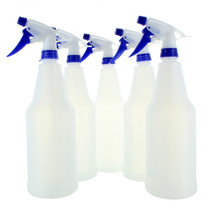 Lot of 5 Plastic Trigger Spray Bottle Water Plant Beauty Salon Supply 1000ml