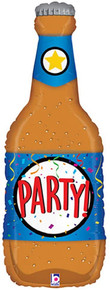 XL 34" Beer Bottle Party Super Shape Mylar Foil Balloon Party Decoration