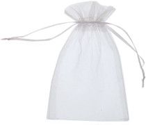 Lot of 54 Sheer White Bags 5" x 6.5" Wedding Party Favors