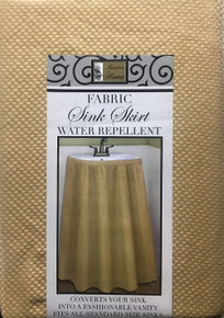 Better Home Sand Fabric Sink Skirt Water Repellent Standard Size